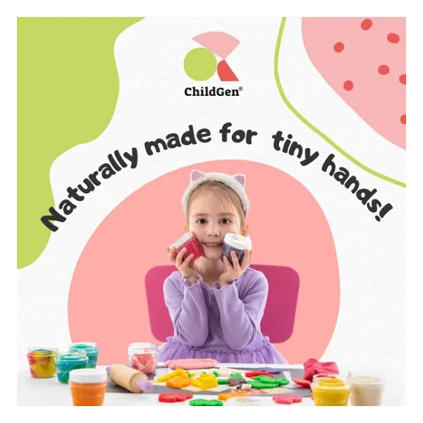 ChildGen Süper Yıkanabilir 350 ml Kırmızı Parmak Boya - Görsel 6