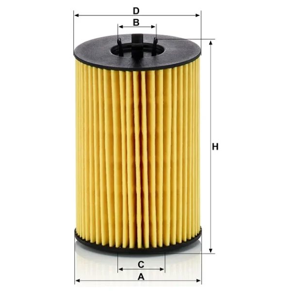 MANN-FILTER HU 7020 z Yağ Filtresi (VW Group) - Görsel 3
