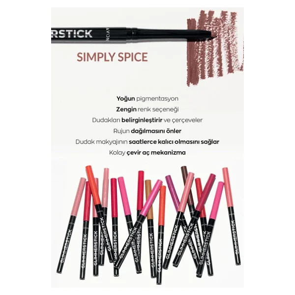 AVON Glimmerstick Dudak Kalemi Simply Spice - Görsel 5