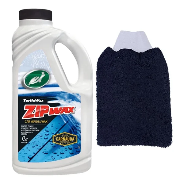 Turtle Wax Turtle Wax Zip Wax Cilalı Oto Yıkama Şampuanı 60 Yıkama 1 L+ Gojo Yıkama Eldiveni - Görsel 9