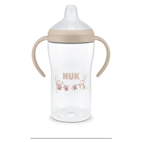 NUK PM Eğitici Alıştırma Bardağı, 260 ml, Maymun - Görsel 4