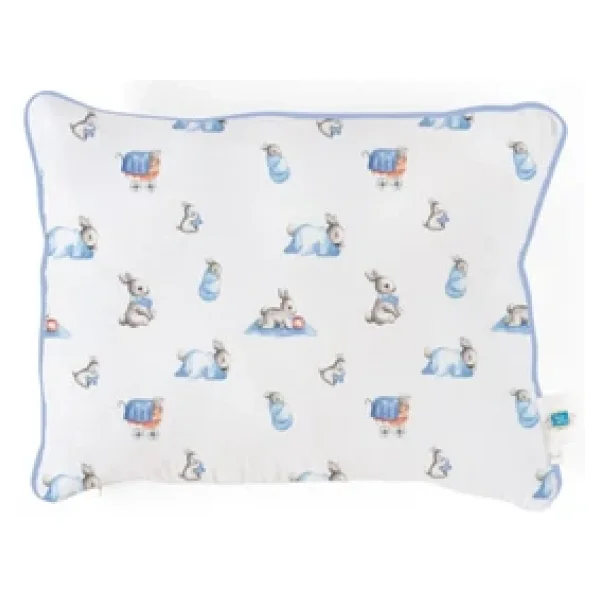 DEUX LAPINS%100 Pamuk Müslin Bebek Yastığı, 35x45 cm Bebe Lapin - Görsel 4