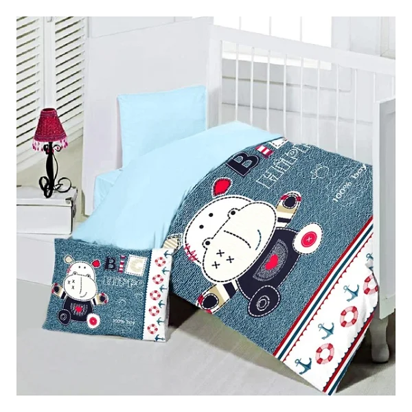 Maxstyle Big Hippo Bebek Nevresim Takımı - Görsel 2