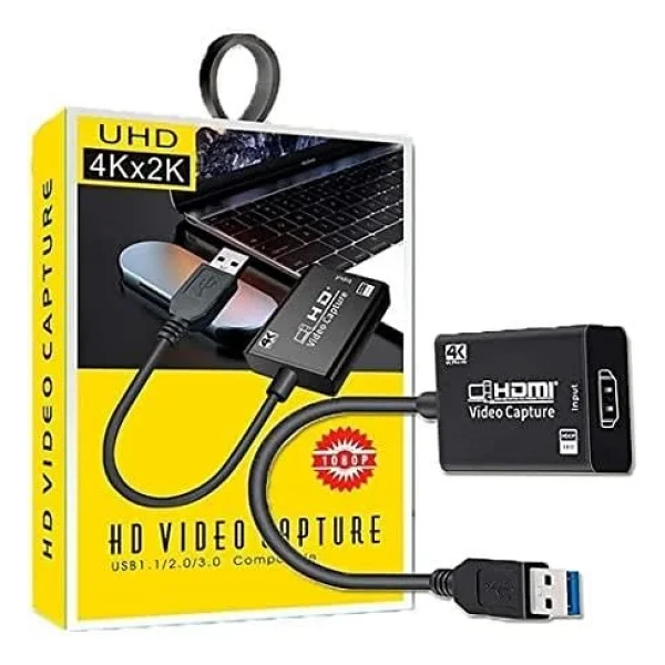 Usb 3.0 hdmi video capture 4k hdmi capture 1080p hdmi capture - Görsel 2