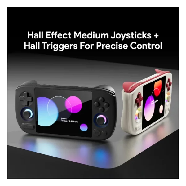 AYANEO Pocket AIR Mini Android El Oyun Konsolu - 4.2 inç HD 4:3 Retro Oyun Ekranı, MTK G99 Sekiz Çekirdekli, Hall Etkisi Joystick ve Tetikleyiciler, Taşınabilir Oyun Cihazı (Retro Beyaz, 3G+64G) - Görsel 4