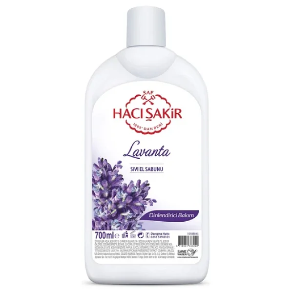 Hacı Şakir Lavanta Sıvı Sabun 700 ml - Görsel 3