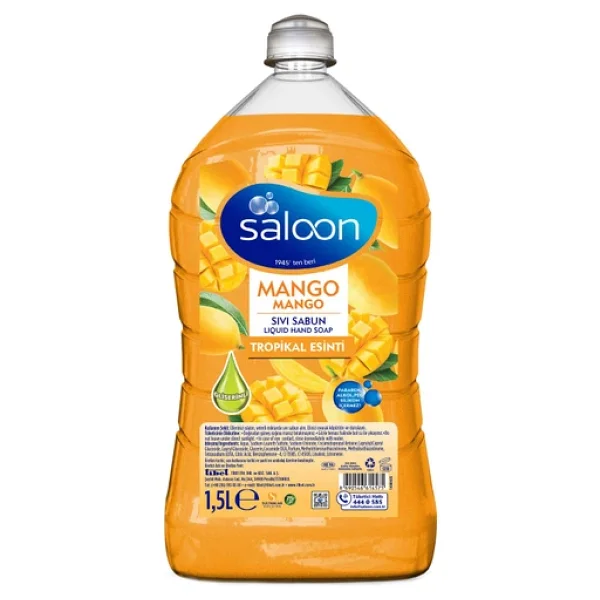 Saloon Mango Sıvı Sabun 1.5 lt - Görsel 3