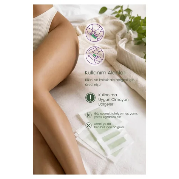 Vivet Bikini Ve Koltuk Altı Bölgesi Sir Ağda Bant Seti Azulen - Görsel 2
