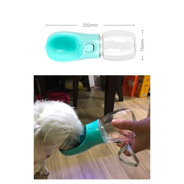 Buffer 3'lü Tenis Topu Kedi Köpek Oyuncağı+ Taşınabilir Evcil Hayvan Suluğu Seyahat Kabı 350 Ml - Görsel 3