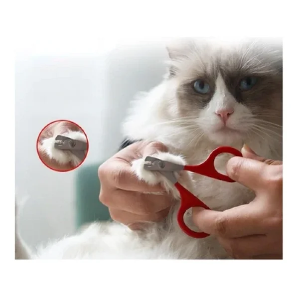 Jouis Kedi Tırnak Makası Çelik Ergonomik Tutuş Evcil Hayvan Köpek Tırnak Makası (Garantili) - Görsel 2