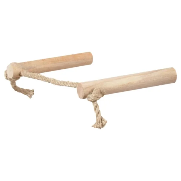 X-Perk Ağaç İpli Kuş Tüneği Jüt Halatlı Tünek 2 Li Set Boy 15 cm Çap 20 mm - Görsel 4