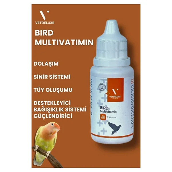 Vetdeluxe 30 ml Kuşlar için Multivitamin Damla - Görsel 4