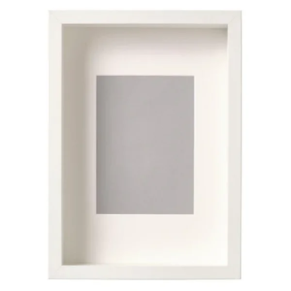 IKEA Sannahed 21x30 cm A4 Beyaz Ahşap Fotoğraf Çerçevesi, Derin Kutu Çerçeve - Görsel 4