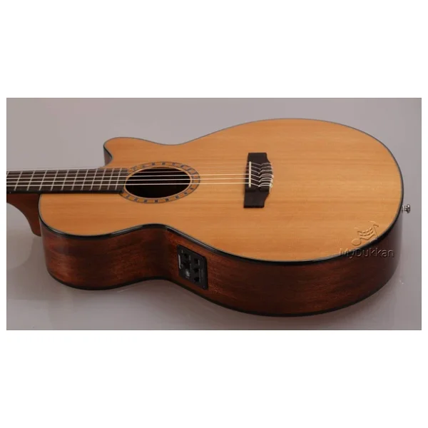 Cort CEC5 Naturel Elektro Klasik Gitar - Görsel 5