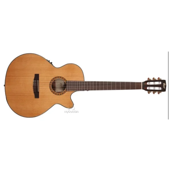 Cort CEC5 Naturel Elektro Klasik Gitar - Görsel 4