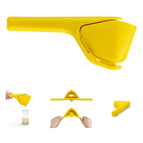 Dreamfarm Fluicer Katlanır Pratik 25cm Narenciye Sıkacağı, Sarı - Görsel 9