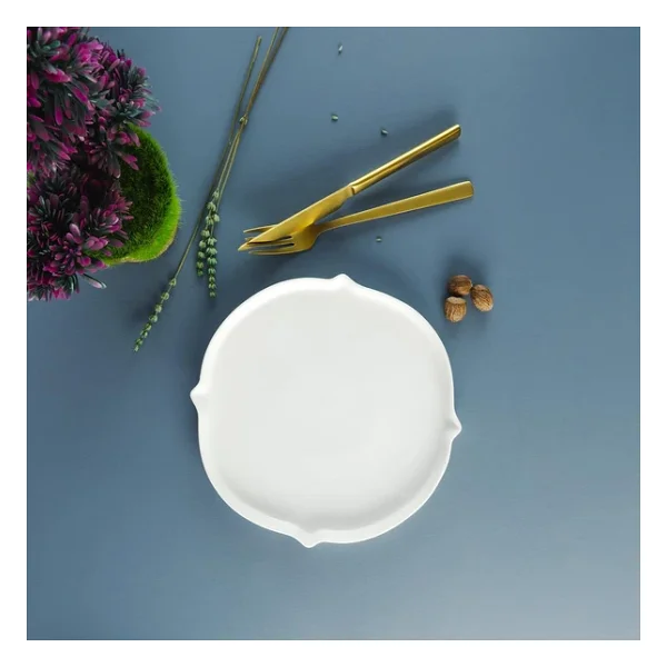 Aryıldız Lunar Yuvarlak 23 cm Servis Tabağı - Görsel 4