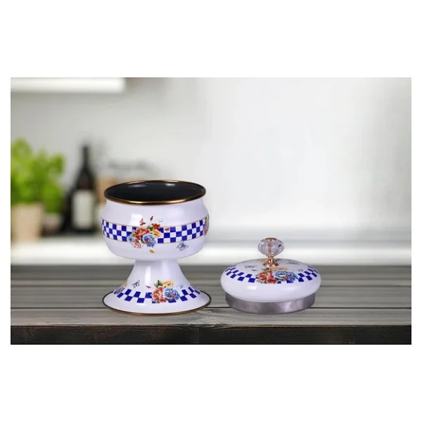 PR Home Allegro Ayaklı Emaye Şekerlik - Görsel 4