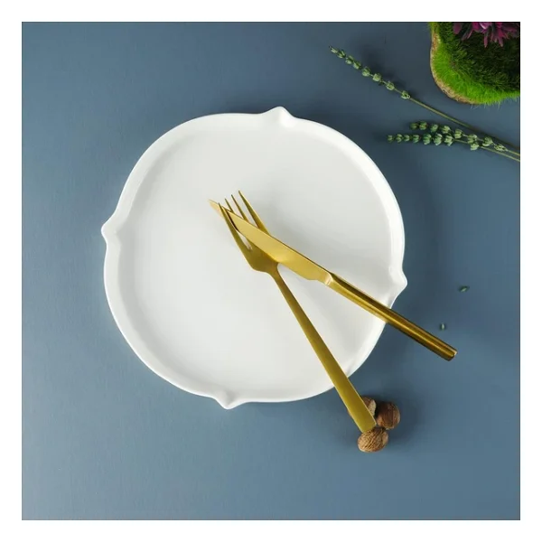 Aryıldız Lunar Yuvarlak 23 cm Servis Tabağı - Görsel 5