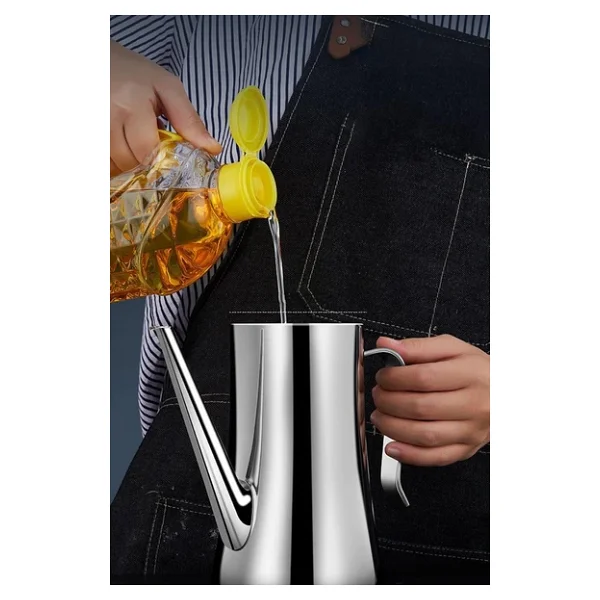 Komple 304 Çelik 500 ml Yağdanlık Sosluk Sirkelik cin595 - Görsel 8