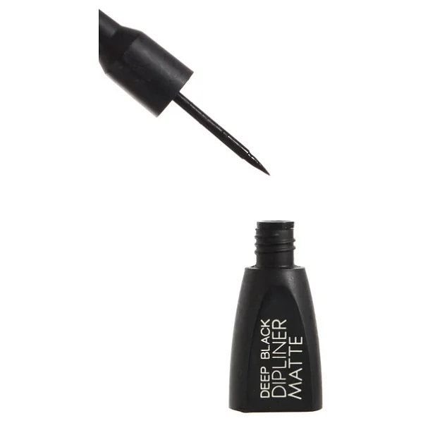 Catherine Arley Silky Touch Deep Black Matte Dipliner Su Geçirmez Göz Kalemi - Görsel 5