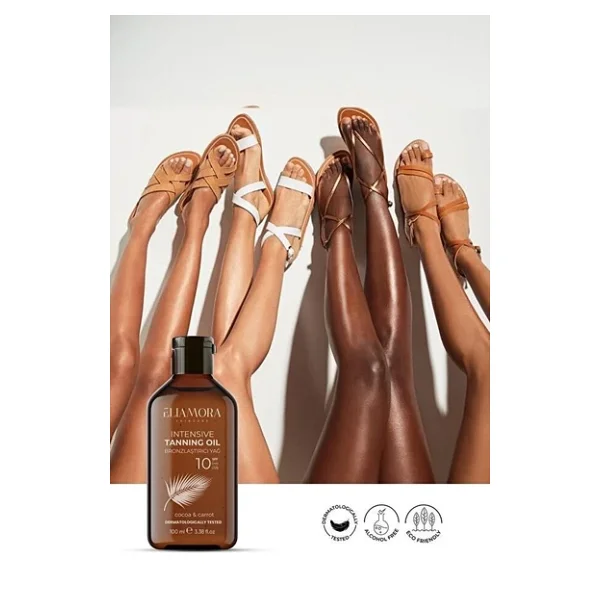 Eliamora Bronzlaştırıcı Yağ Nemlendirici ve Besleyici 100 ml - Görsel 4