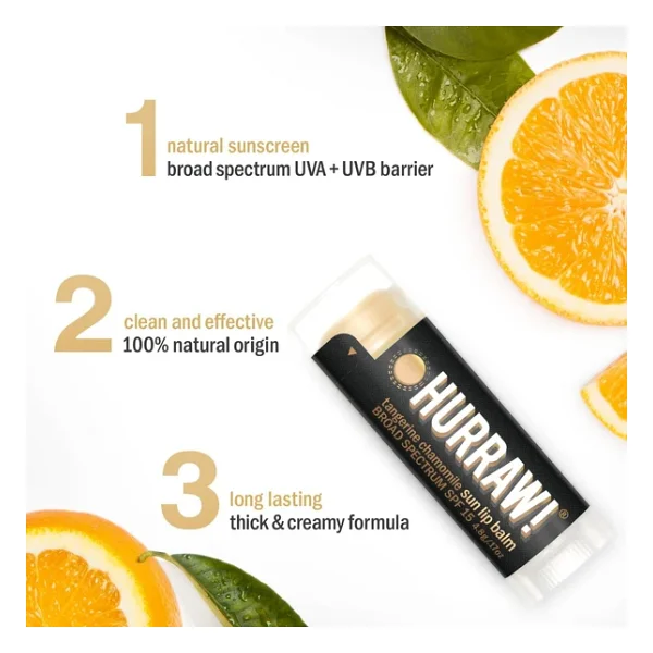 Hurraw Sun Lip Balm Spf 15 Güneş Koruyuculu Dudak Balmı 4,8 gr - Görsel 2