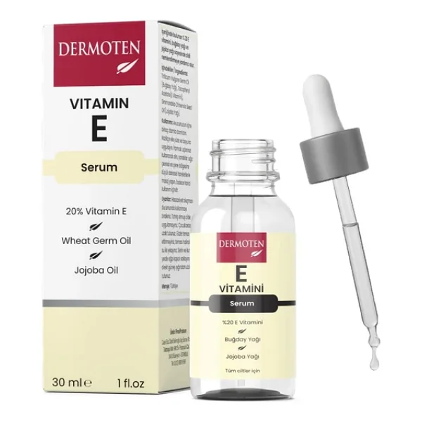 Dermoten E Vitamini Nemlendirici Cilt Bakım Serumu 30 ml - Görsel 6