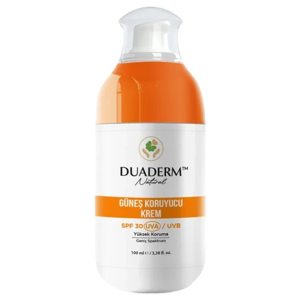 Duaderm Natural 100 ml 30 Faktör Yüz ve Vücut Güneş Kremi - Görsel 4