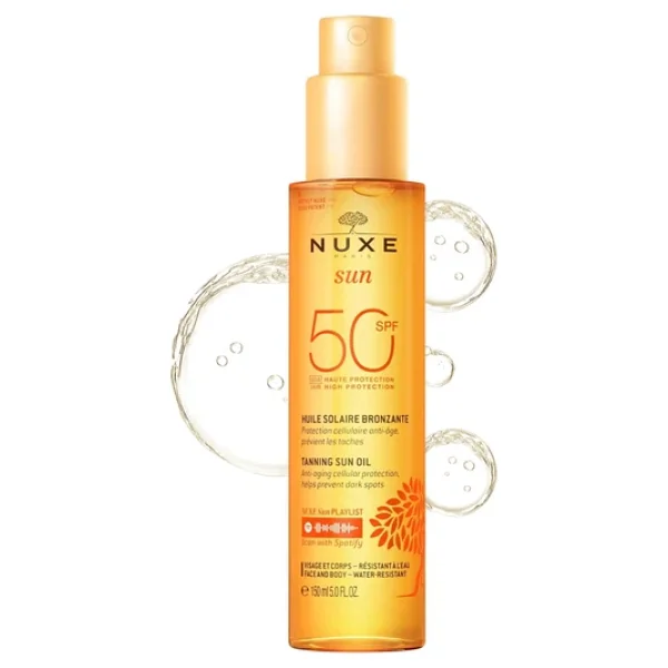 Nuxe Sun Bronzlaştırıcı Yüz ve Vücut Yağı Spf50 150 ml - Görsel 2