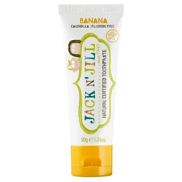 Jack N Jill Bebek Diş Fırçalama Seti (Fil&Dino Diş Fırçası + Muz Aromalı Macun 50g) - Görsel 3