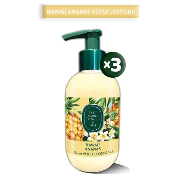 Eyüp Sabri Tuncer Hawaii Ananas El Ve Vücut Losyonu 280 Ml X 3 - Görsel 2