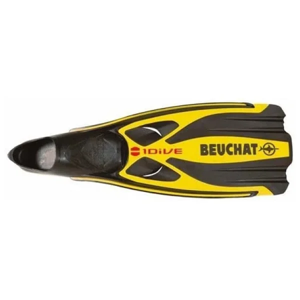 Beuchat Palet Kapalı 1dıve Club Sarı - 36-37 - Kırmızı - Görsel 5