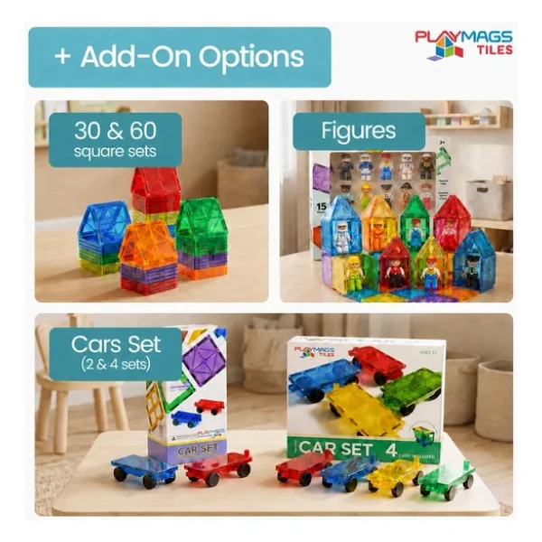 Playmags 3D 150 Parça Manyetik Blok - Görsel 5