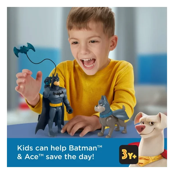 Fisher Price DC League of Super Pets Batman & Ace HGL03 - Görsel 7