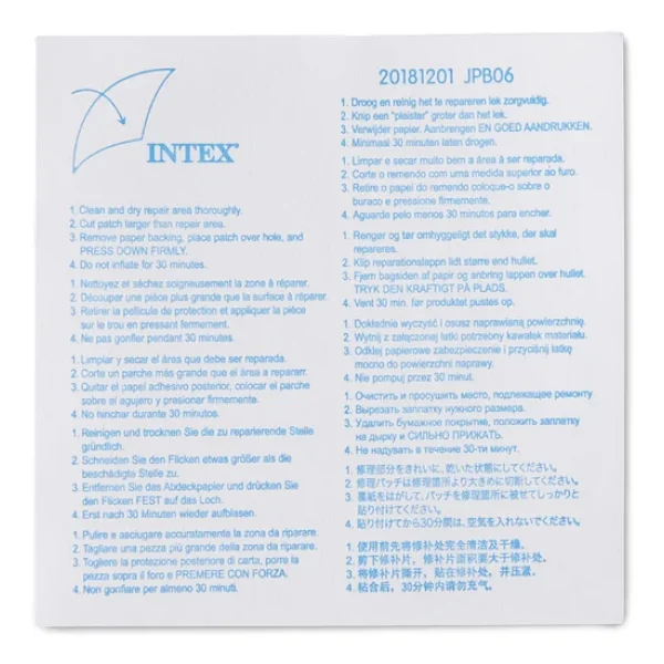Intex Şişme Bot Yatak Havuz Tamir Onarım Yaması 6lı, İntex Yama, - Görsel 3