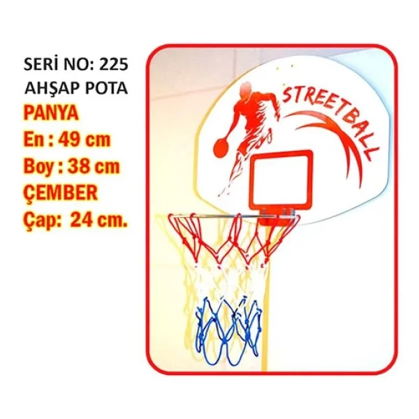 Matrax Ahşap Basket Potası - Görsel 3