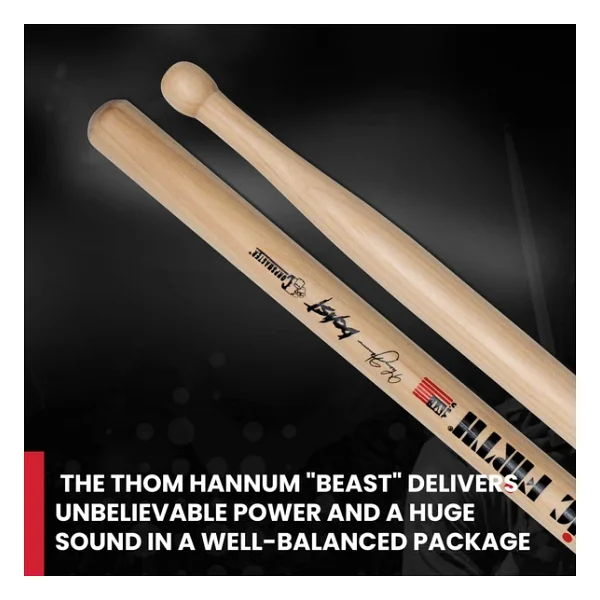 Vic Firth Corpsmaster İmza Tuzağı - Thom Hannum Beast - Görsel 3