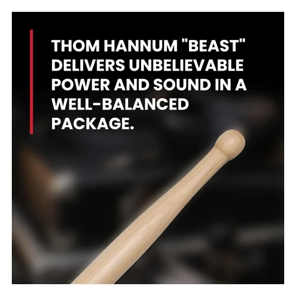 Vic Firth Corpsmaster İmza Tuzağı - Thom Hannum Beast - Görsel 5