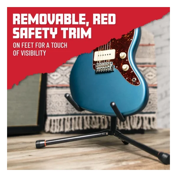 Gator Frameworks Ayarlanabilir Çift Stand İki Elektrikli veya Akustik Gitar Tutar (GFW-GTR-2000) - Görsel 4