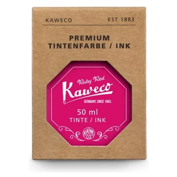 Kaweco 50 ml Kırmızı Şişe Mürekkep - Görsel 2