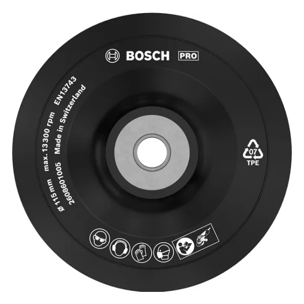 Bosch Professional Accessories Professional Zımpara diski 115 mm, 1 adet - Görsel 3
