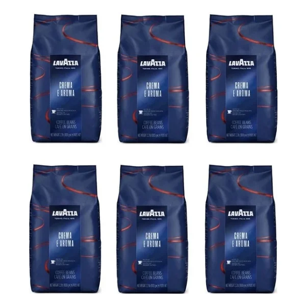 Lavazza Crema E Aroma Espresso Çekirdek Kahve 1 kg 6'lı - Görsel 5