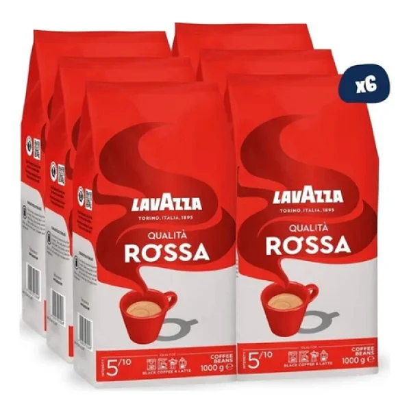 Lavazza Qualita Rossa Filtre Kahve 1 kg 6'lı - Görsel 2