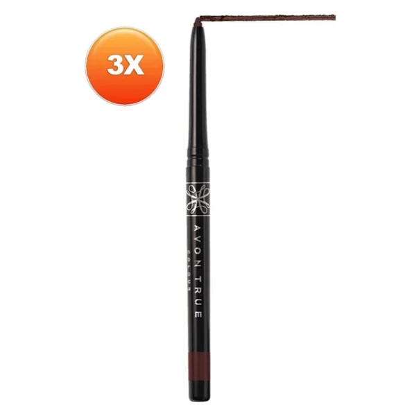 Avon Glimmerstick Asansörlü Cosmic Brown 3 Adet Göz Kalemi - Görsel 7