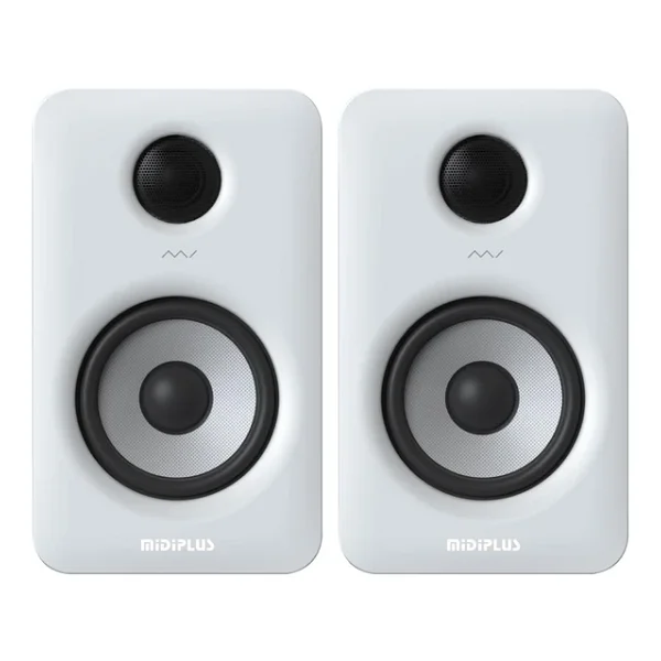 MIDIPLUS MI5 II Bluetooth White Çift 2x 35W 5'' 2-Yollu Bluetooth Aktif Stüdyo Referans & DJ Monitörü Hoparlörü - Görsel 5