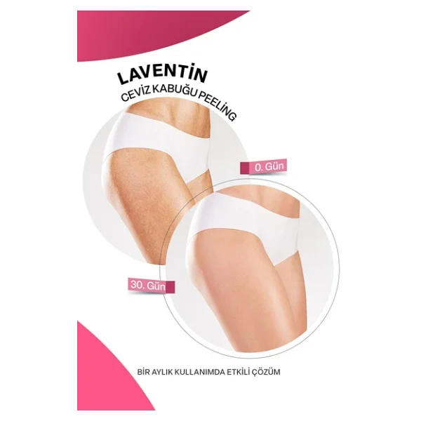 Laventin Tüy Azaltıcı ve -Besleyici Arındırıcı Nemlendirici Anında Batık Karşıtı El-Vücut Peelingi - Görsel 7