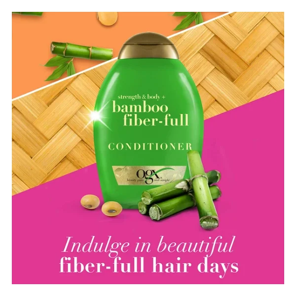 Ogx Bamboo Fiber-Full Dolgunlaştırıcı 385 ml Saç Kremi - Görsel 4