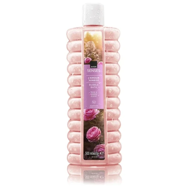 Avon L'Amour Sunrise Gül ve Kehribar Kokulu 500 ml Banyo Köpüğü - Görsel 7