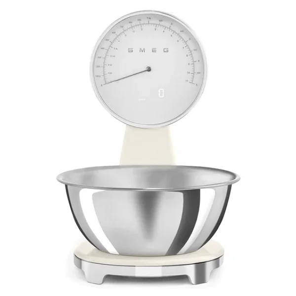 Smeg 50's Style Retro Analog Mutfak Tartısı Krem - Görsel 3